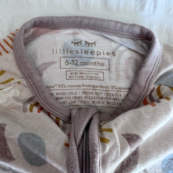 Little Sleepies Desert Sunrise Zippy Pajama Size 6-12M GUC - Picture 4 of 6